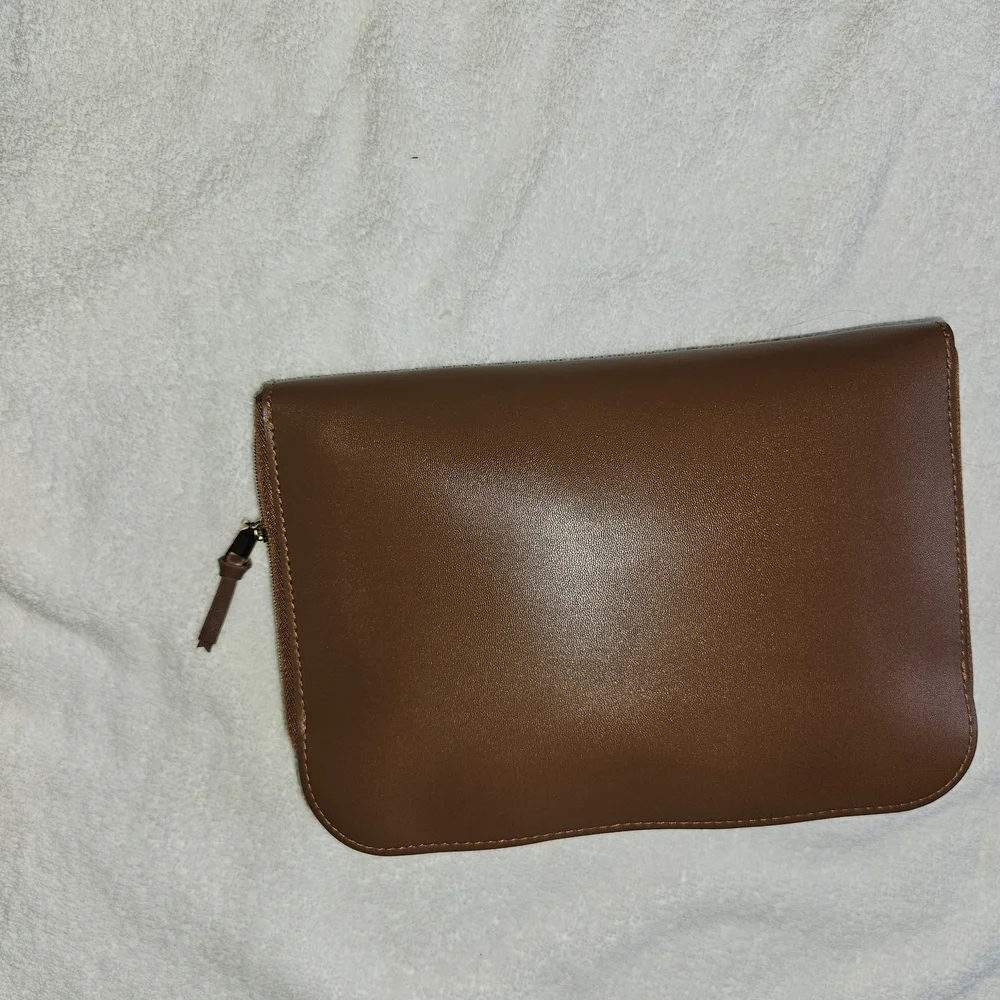 Lanvin Brown and White Travel Pochette - Men/Women - NWOT
